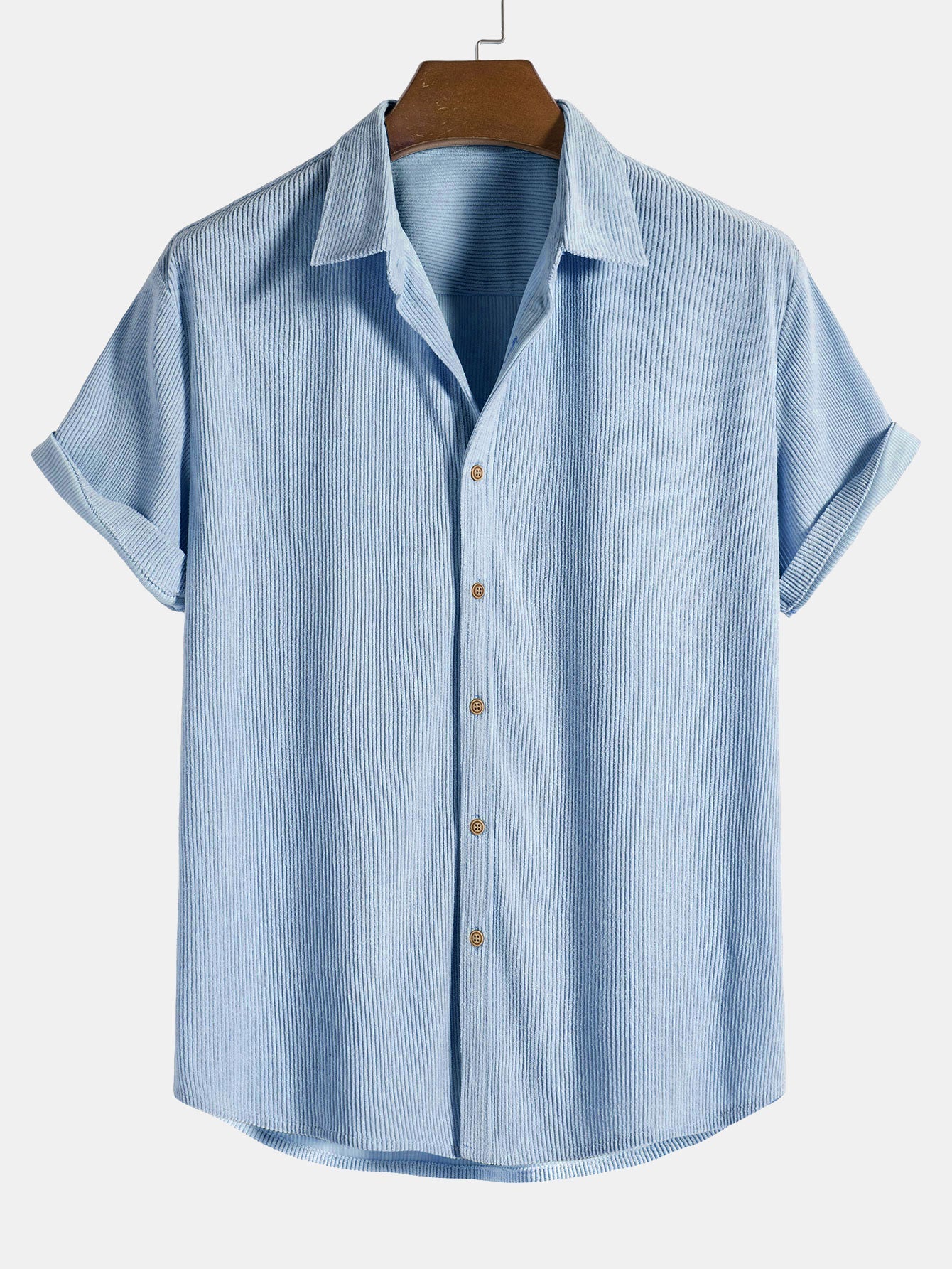 MARCEL | Camisa de Pana de Manga Corta
