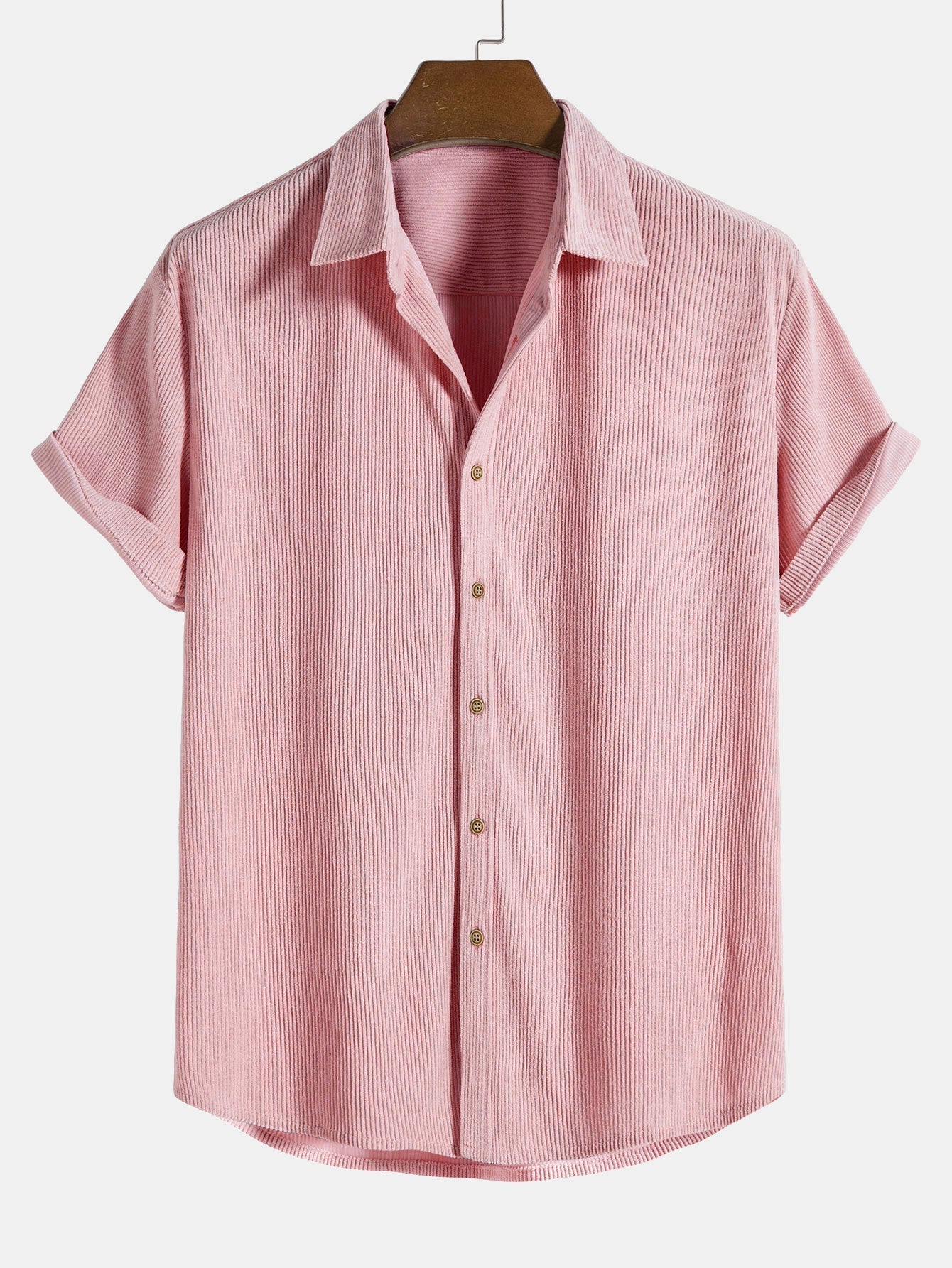 MARCEL | Camisa de Pana de Manga Corta