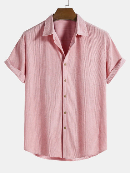 MARCEL | Camisa de Pana de Manga Corta