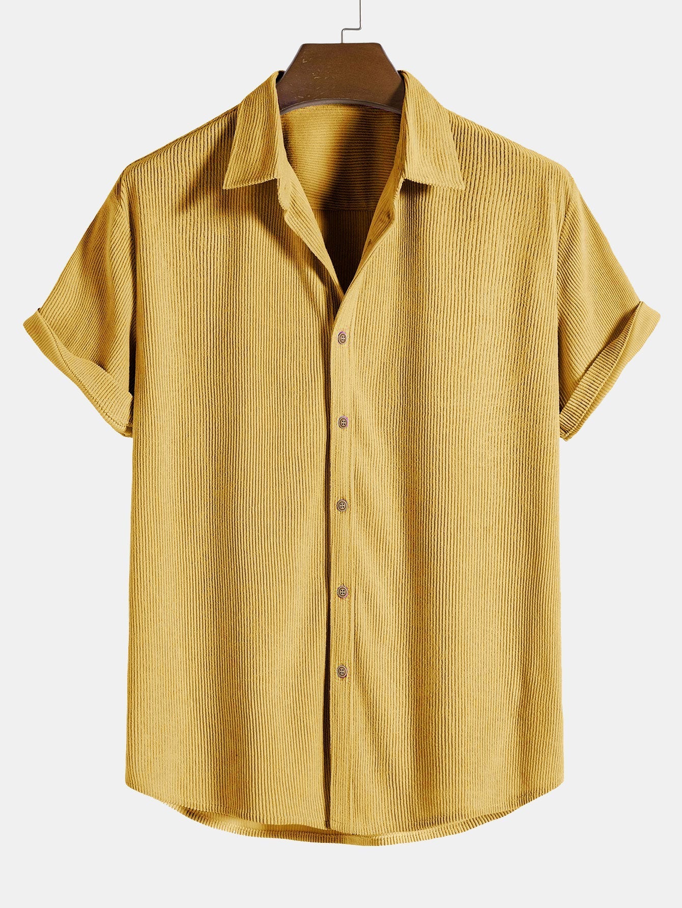 MARCEL | Camisa de Pana de Manga Corta