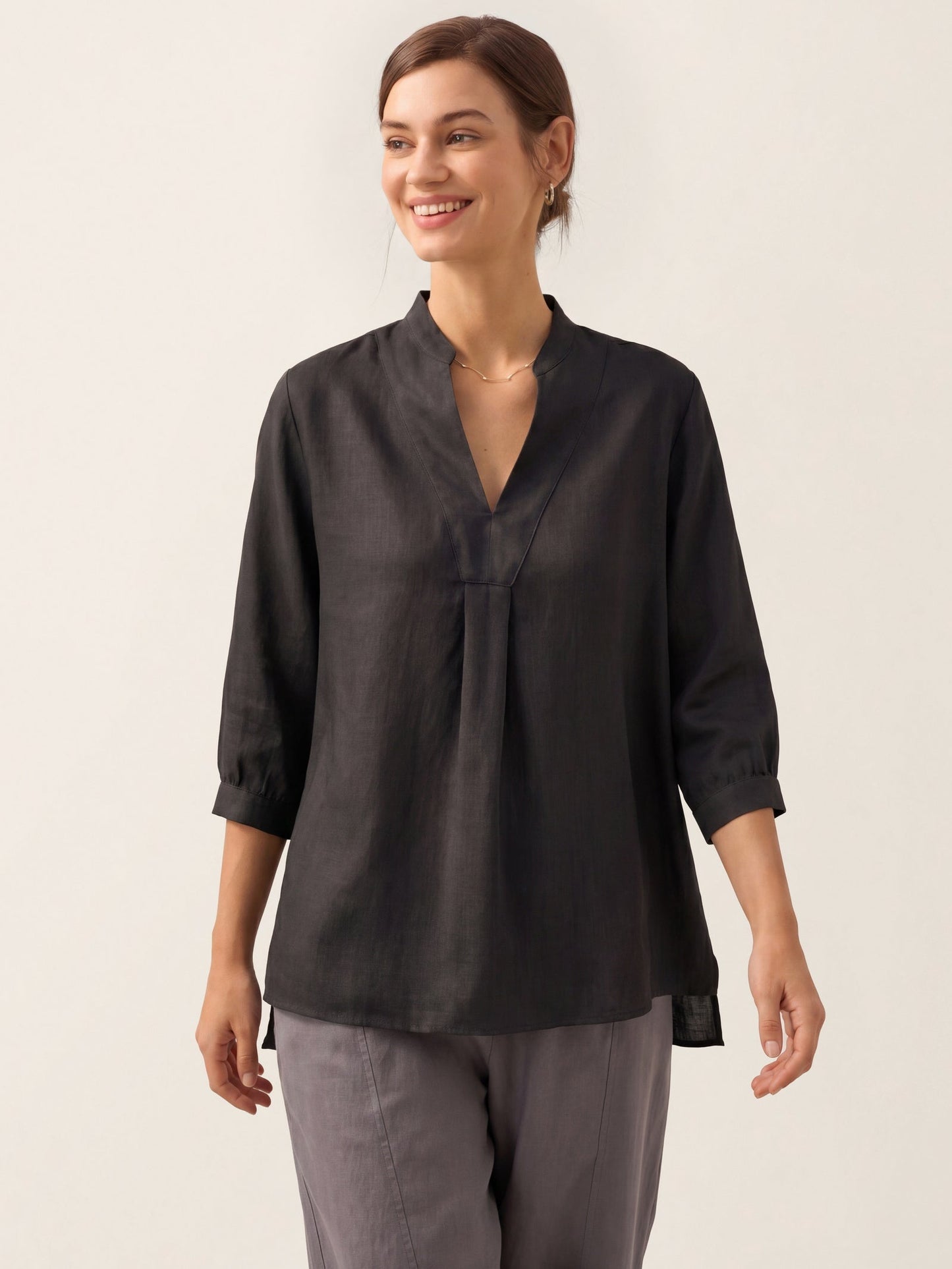 100% Linen Dress Shirt JOANNA