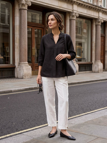 100% Linen Dress Shirt JOANNA