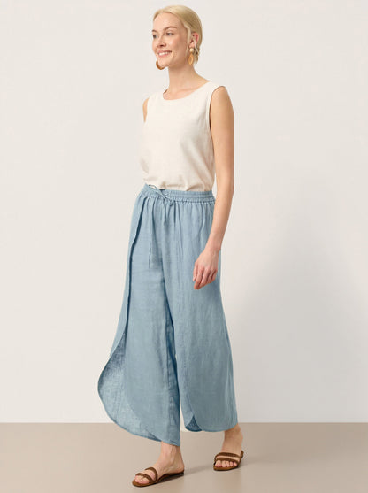 PEREGRINE | Pantalón de lino de pierna ancha 100% Lino