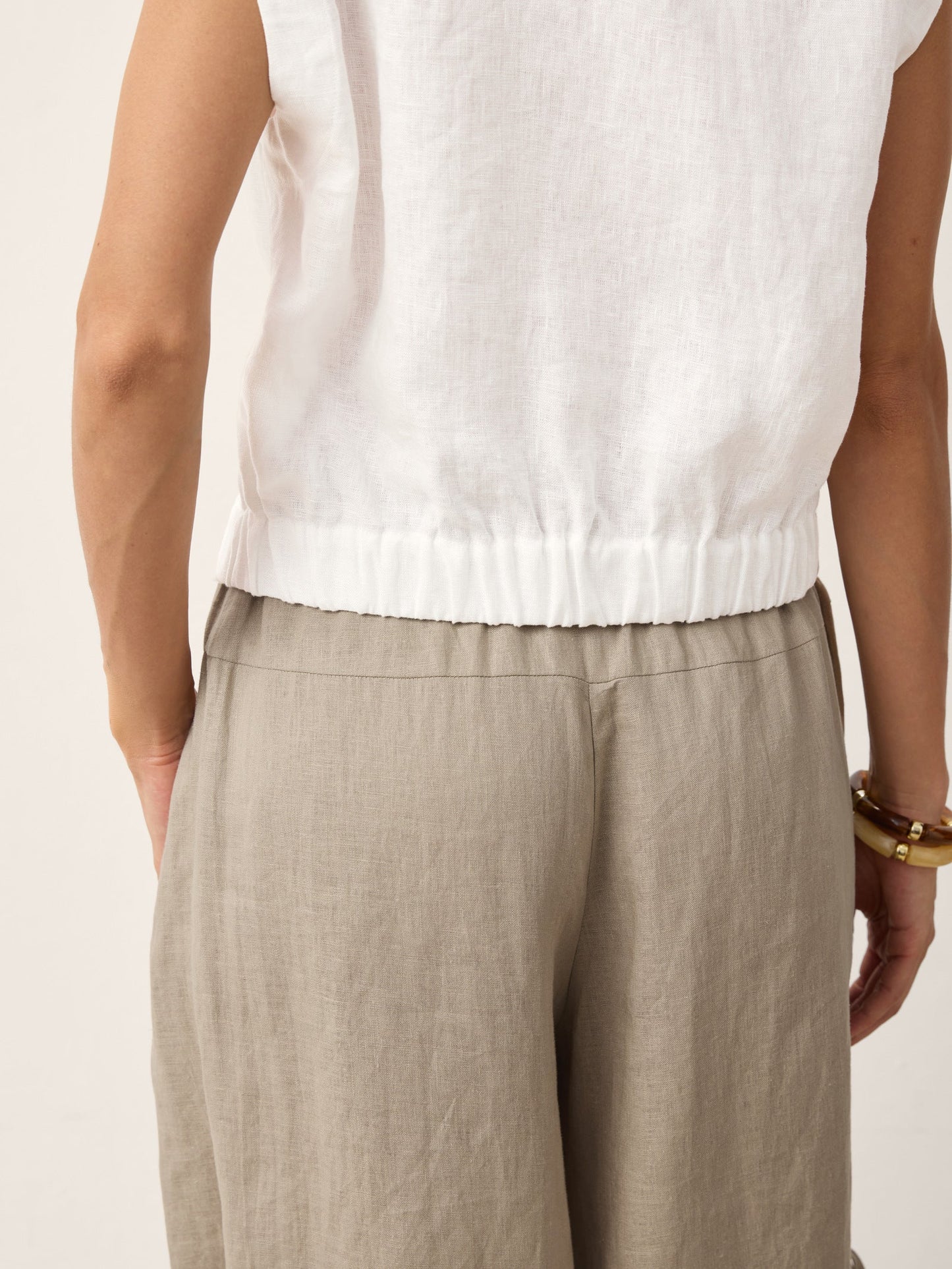 VALERIA | Blusa cruzada de lino