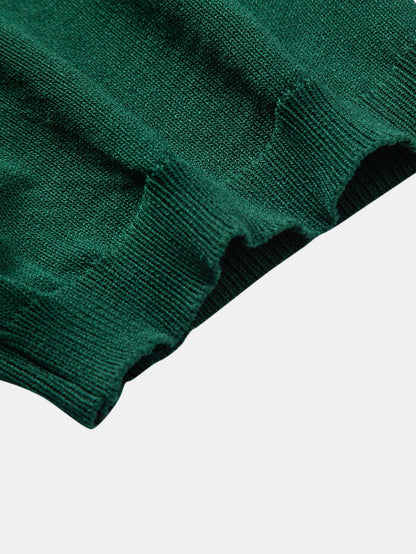 ENZO | Conjunto Polo Jacquard y Pantalón Recto