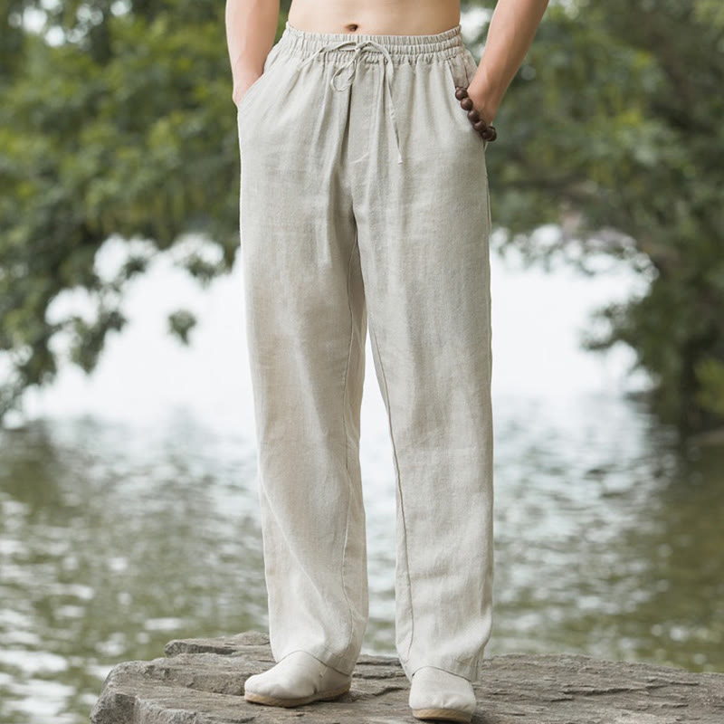 PORTO | Pantalón de Algodón y Lino elegancia de verano