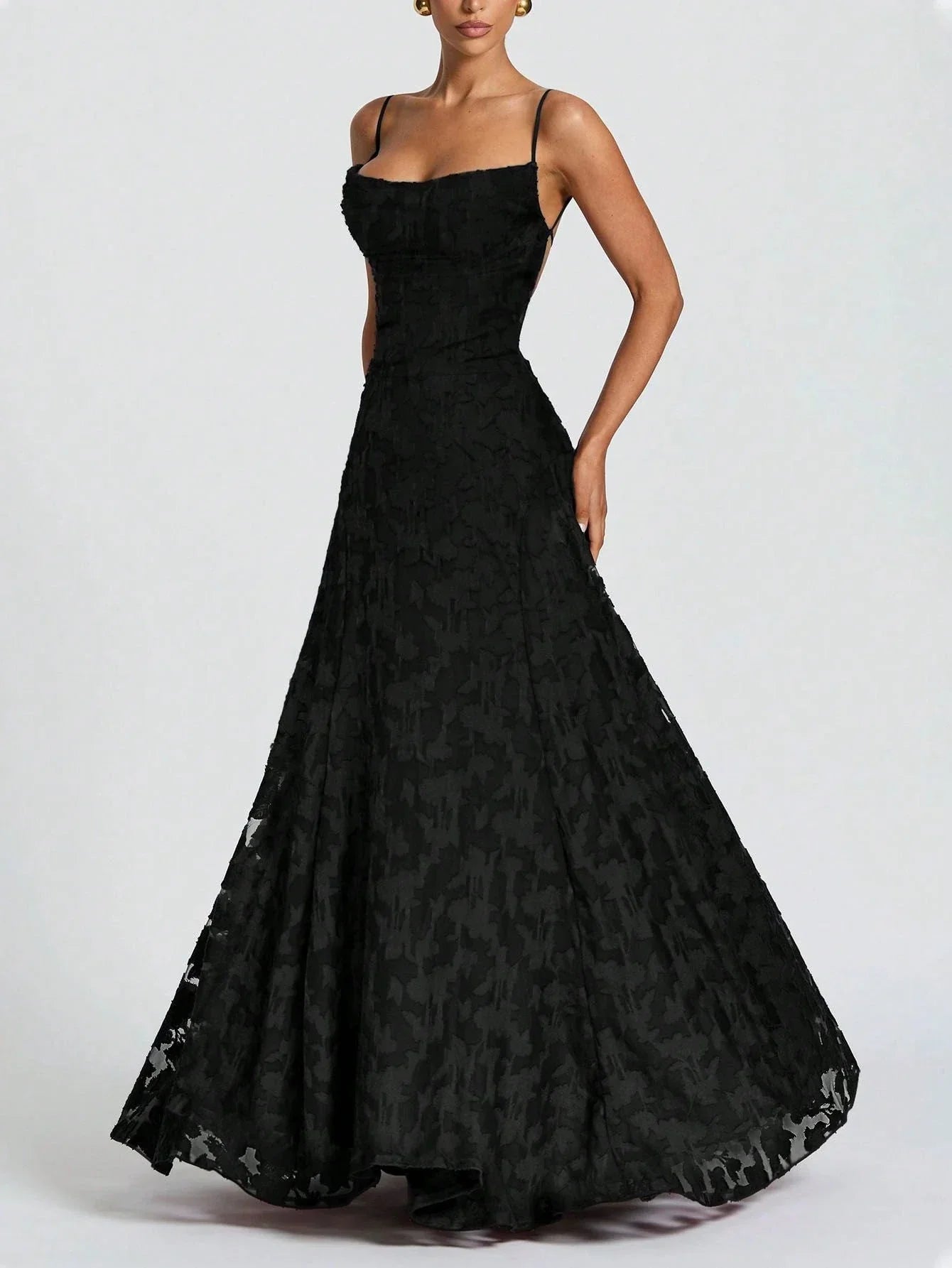 GIORGIA | Vestido Maxi de Encaje Elegante