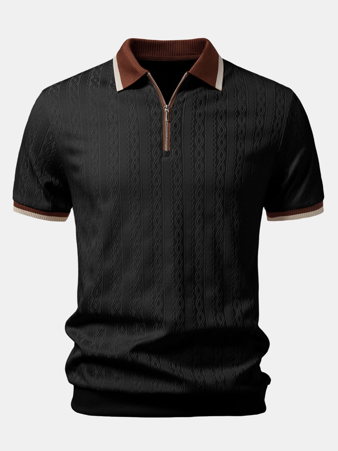 DAMIANO | Conjunto Polo Texturizado y Pantalón Slim