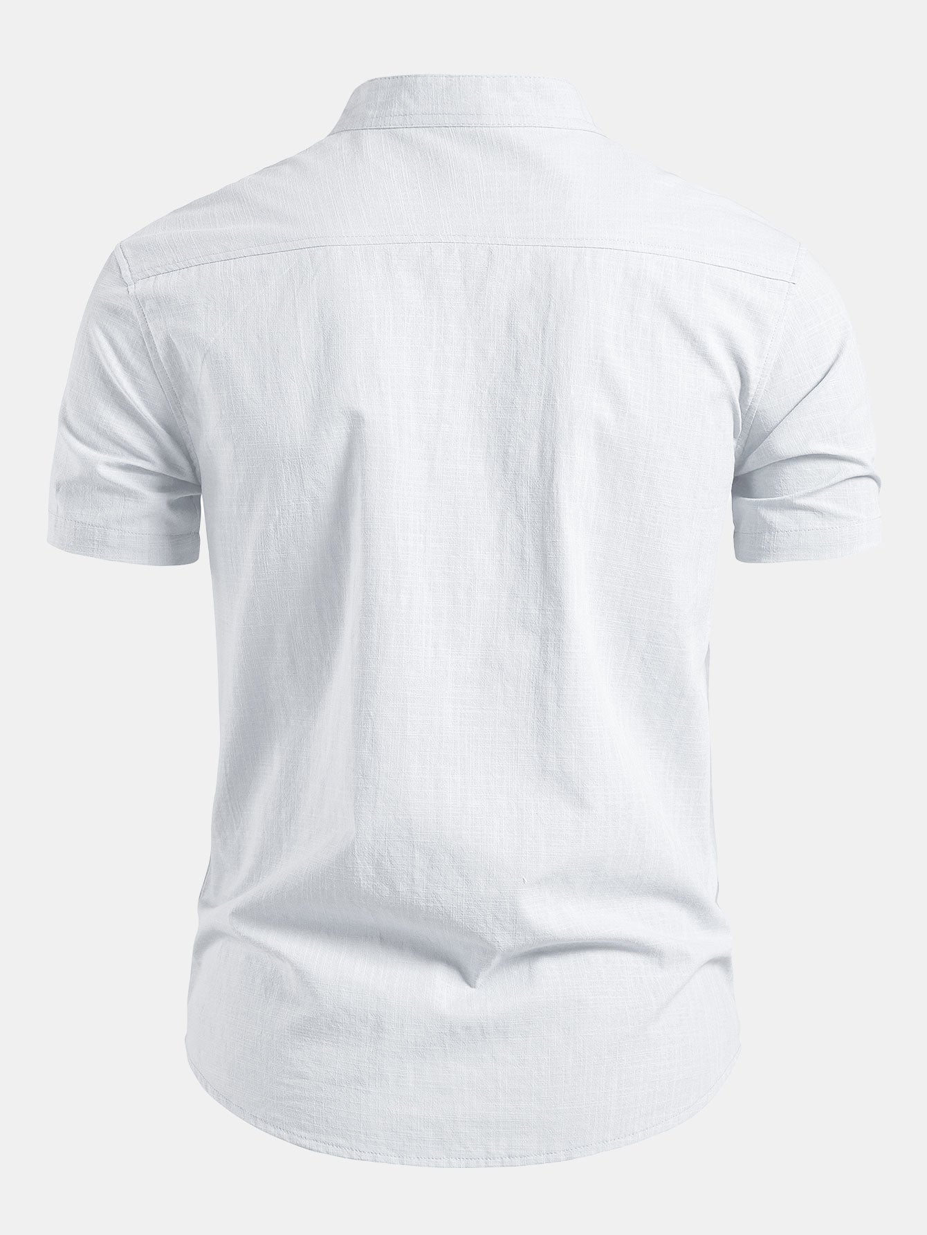 SEBÁSTIAN | Conjunto Camisa Cuello Mao y Pantalón Texturizado