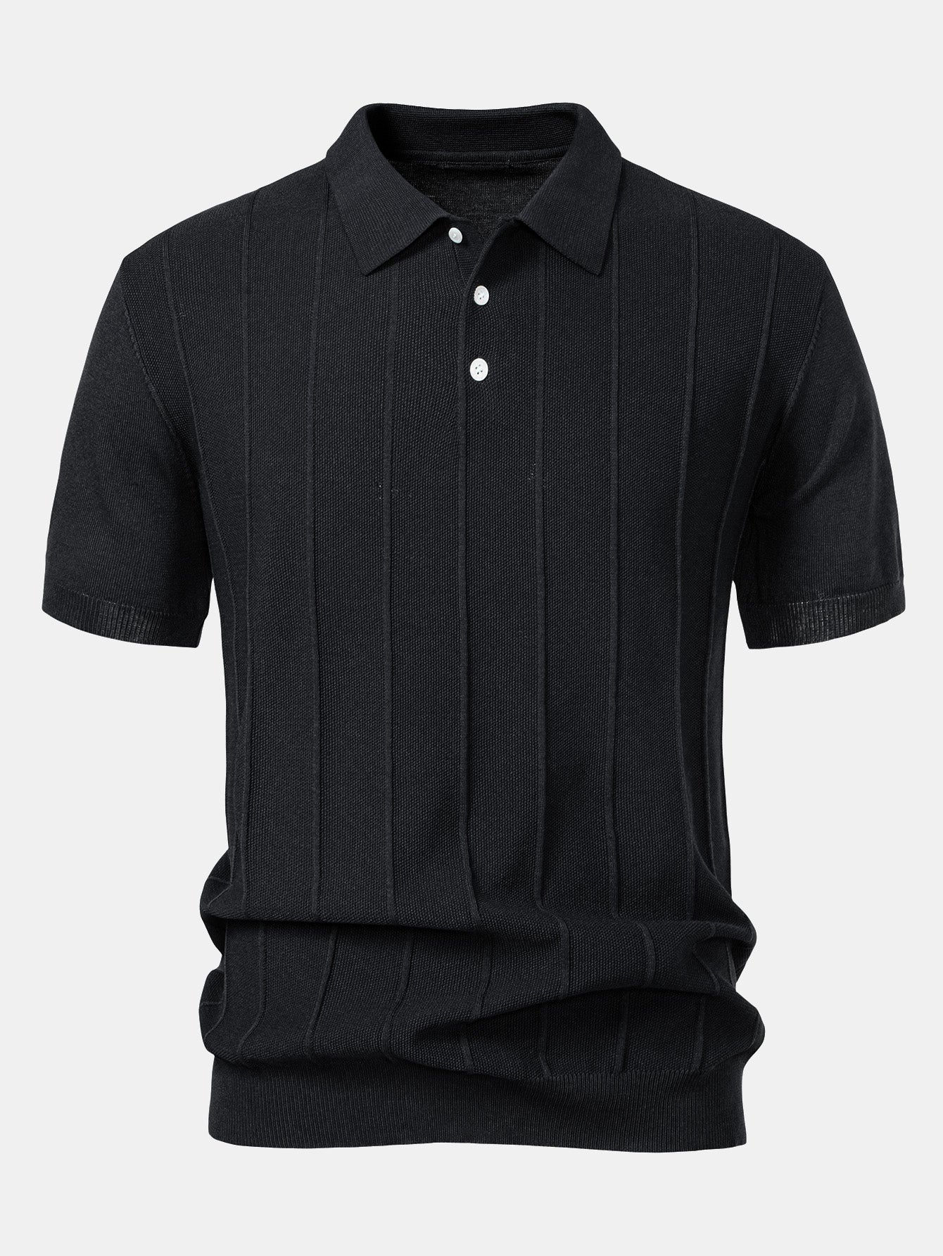 ENZO | Conjunto Polo Jacquard y Pantalón Recto