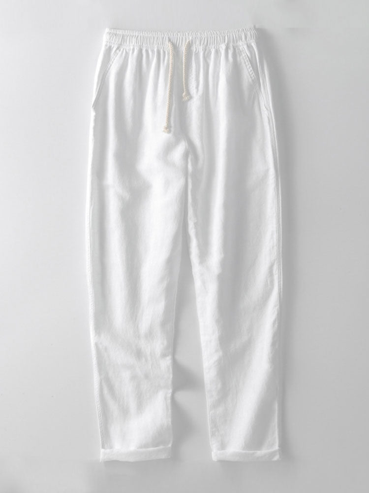 DIEGO | Conjunto Camisa de Rayas y Pantalón de Lino