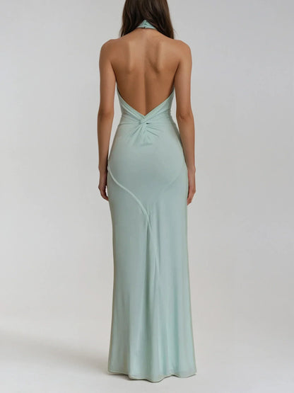 JANA | Vestido maxi halter