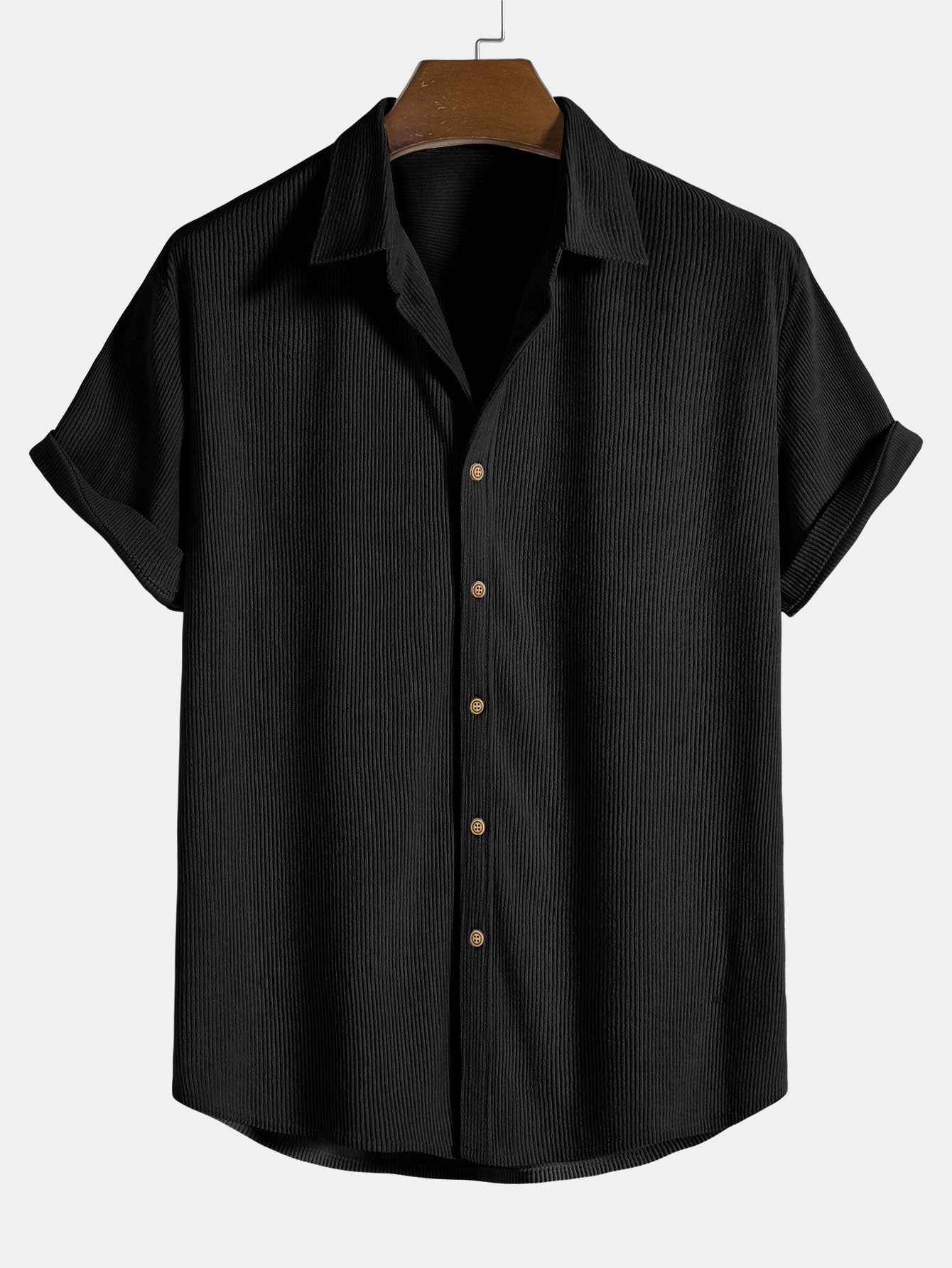 MARCEL | Camisa de Pana de Manga Corta
