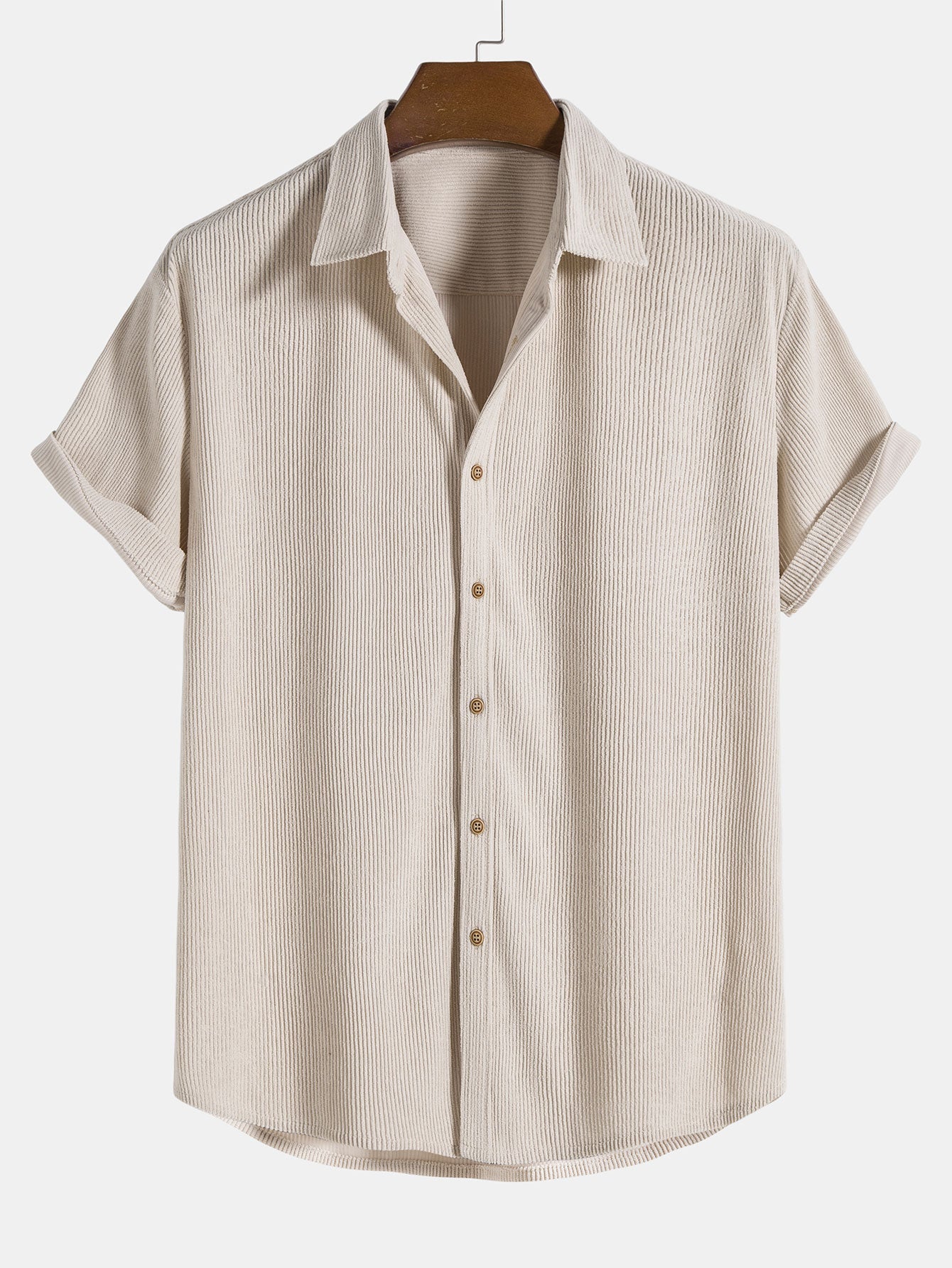 MARCEL | Camisa de Pana de Manga Corta