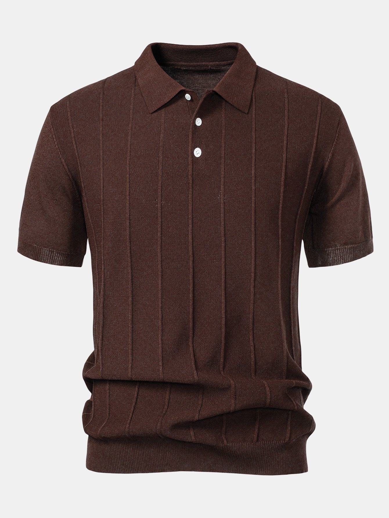ENZO | Conjunto Polo Jacquard y Pantalón Recto