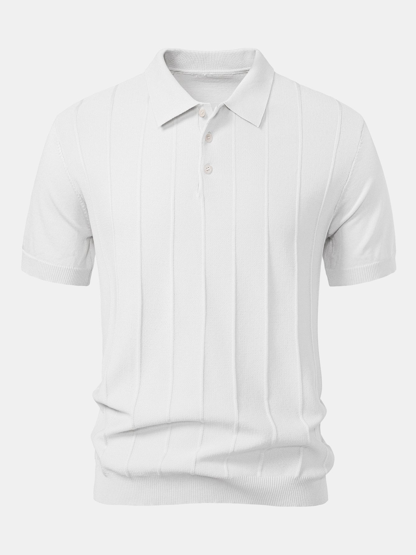 ENZO | Conjunto Polo Jacquard y Pantalón Recto