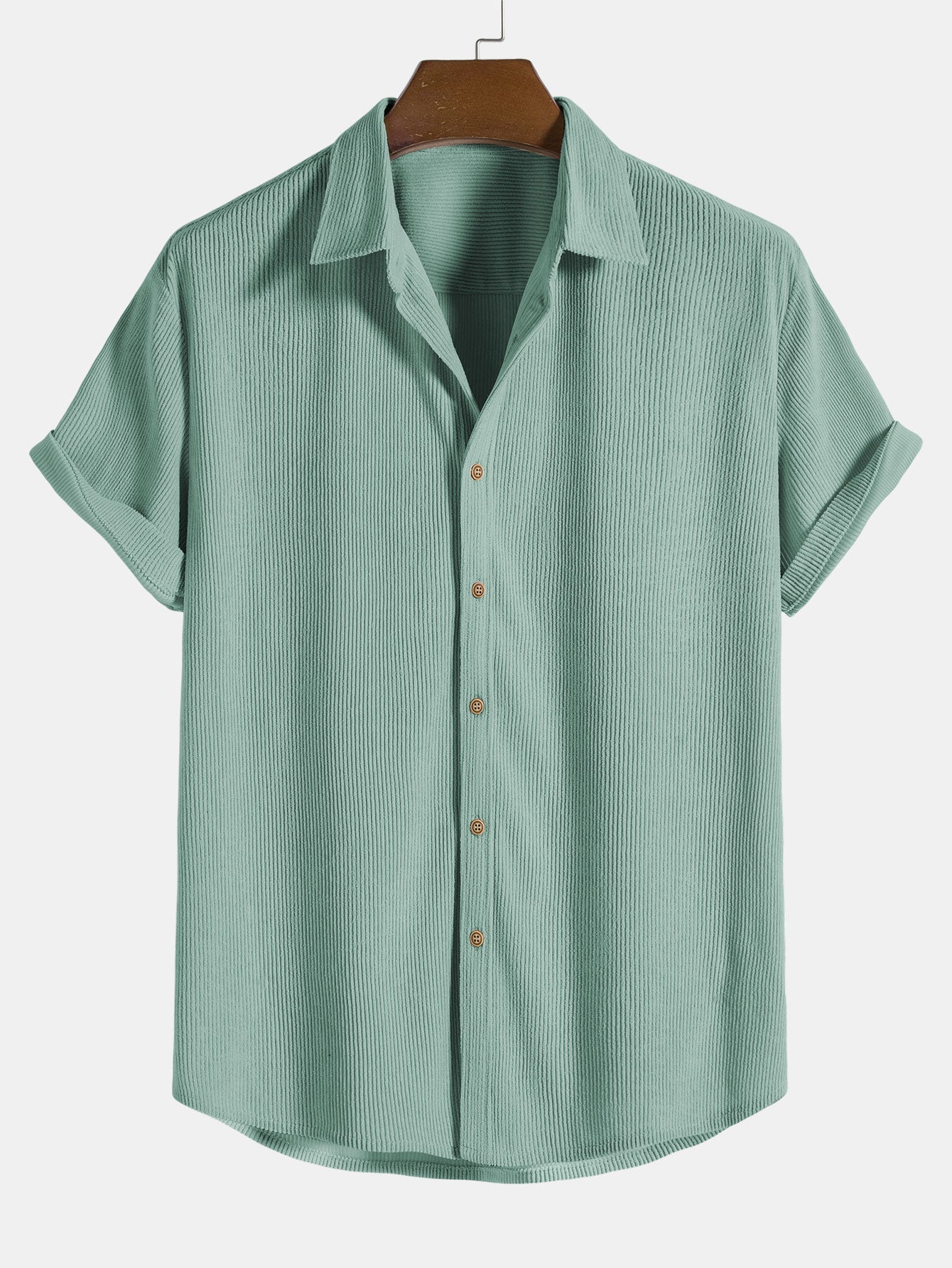 MARCEL | Camisa de Pana de Manga Corta