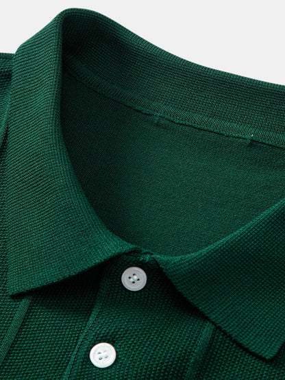 ENZO | Conjunto Polo Jacquard y Pantalón Recto