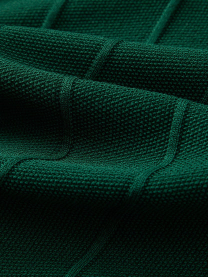 ENZO | Conjunto Polo Jacquard y Pantalón Recto