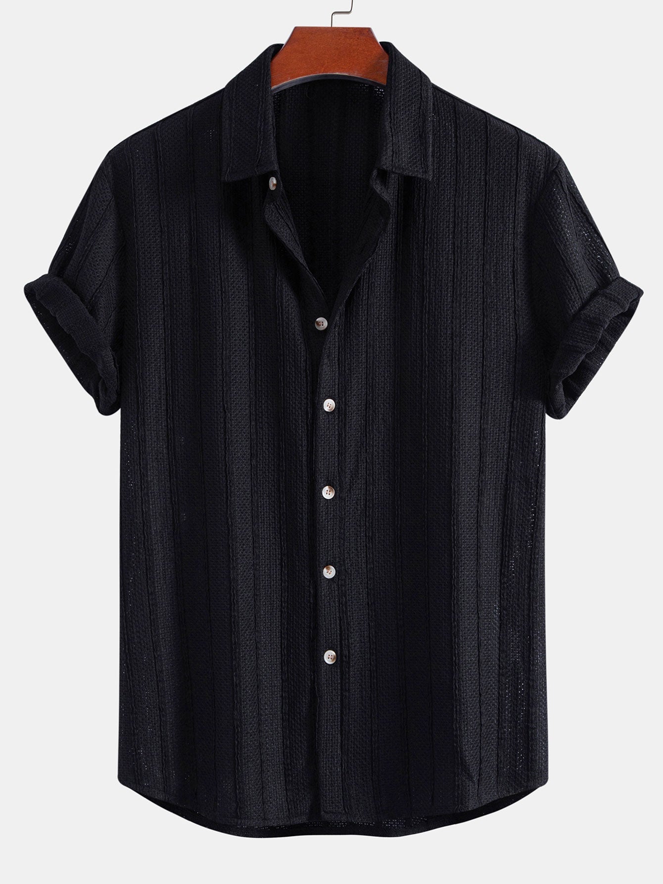 HUGO | Conjunto Camisa Texturizada y Pantalón Recto