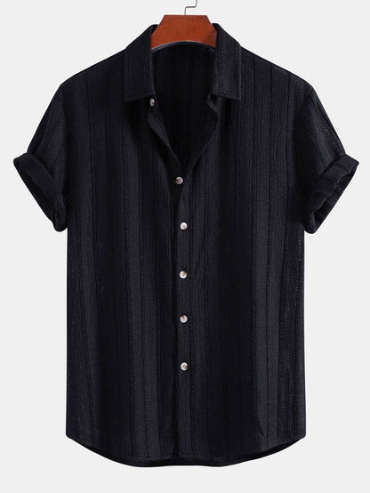 HUGO | Conjunto Camisa Texturizada y Pantalón Recto