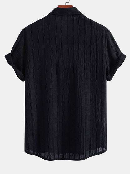 HUGO | Conjunto Camisa Texturizada y Pantalón Recto