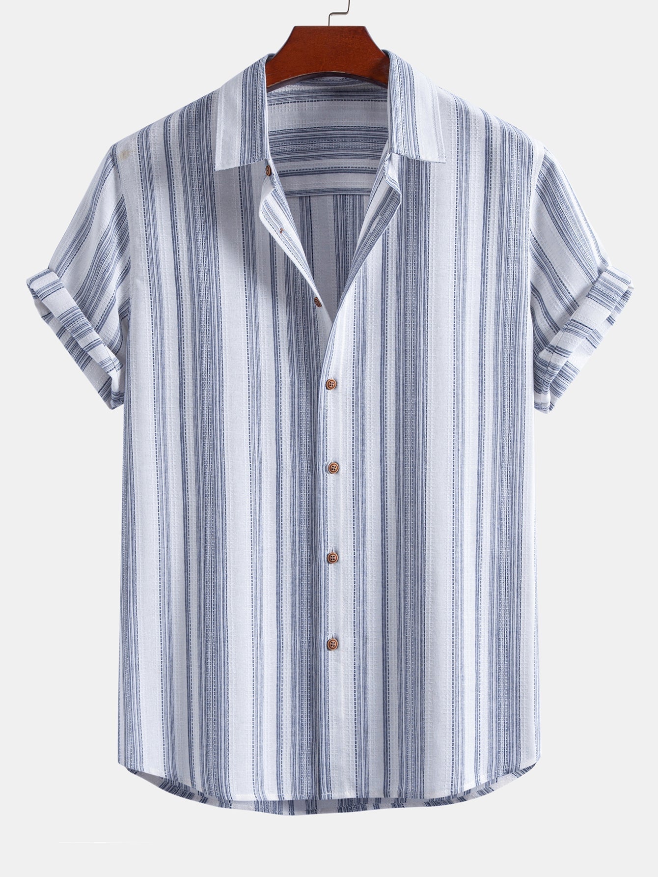 DIEGO | Conjunto Camisa de Rayas y Pantalón de Lino