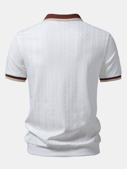 DAMIANO | Conjunto Polo Texturizado y Pantalón Slim