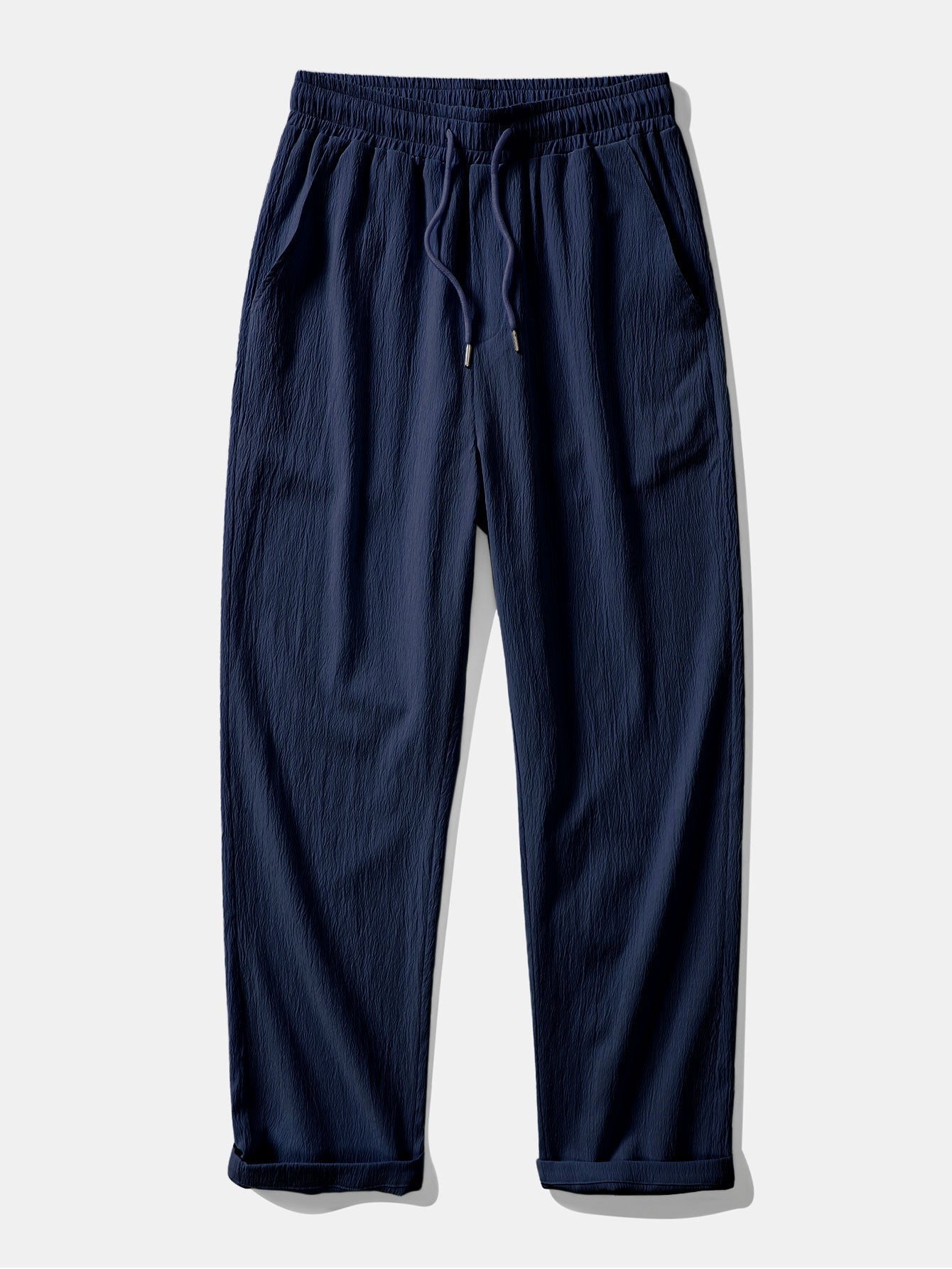 SEBÁSTIAN | Conjunto Camisa Cuello Mao y Pantalón Texturizado