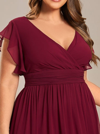 LILYANA™ | Vestido de Dama de Honor en Gasa Elegante