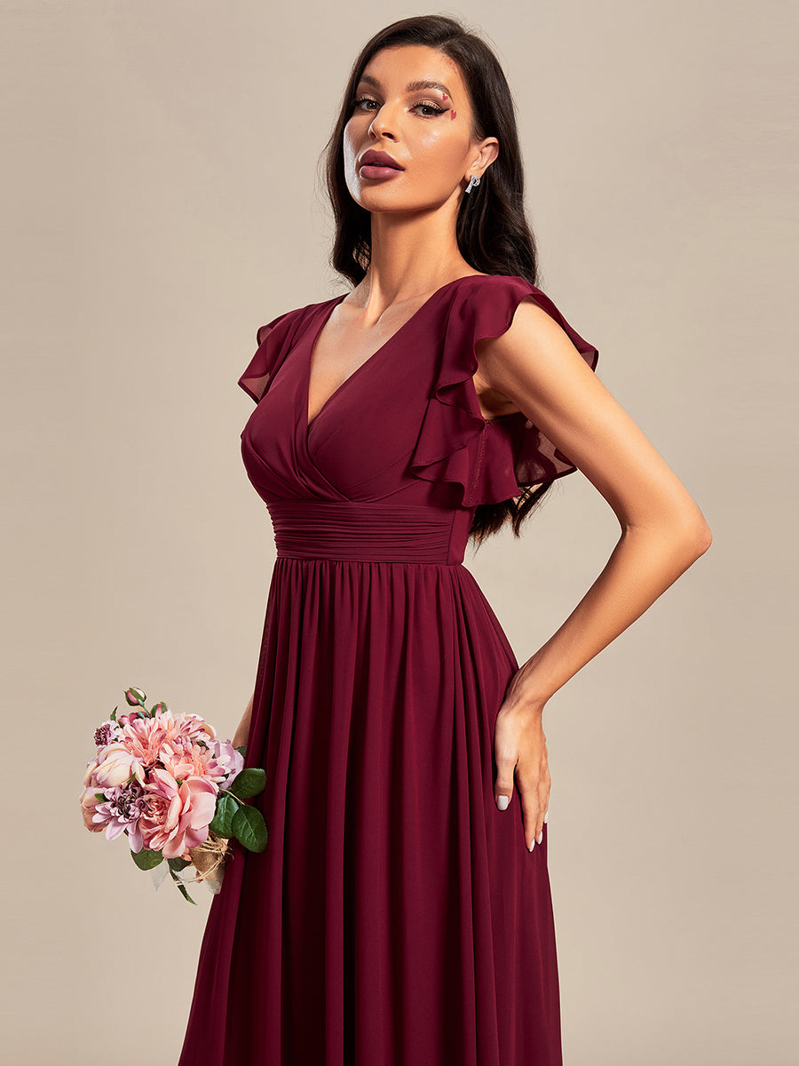 LILYANA™ | Vestido de Dama de Honor en Gasa Elegante