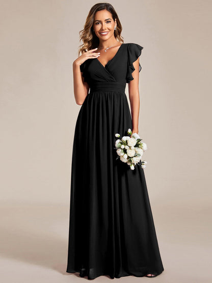 LILYANA™ | Vestido de Dama de Honor en Gasa Elegante