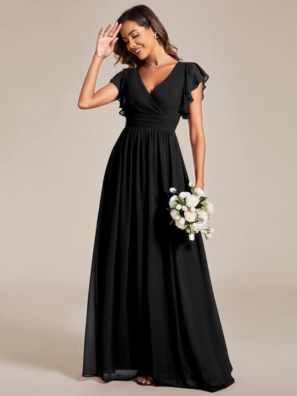 LILYANA™ | Vestido de Dama de Honor en Gasa Elegante