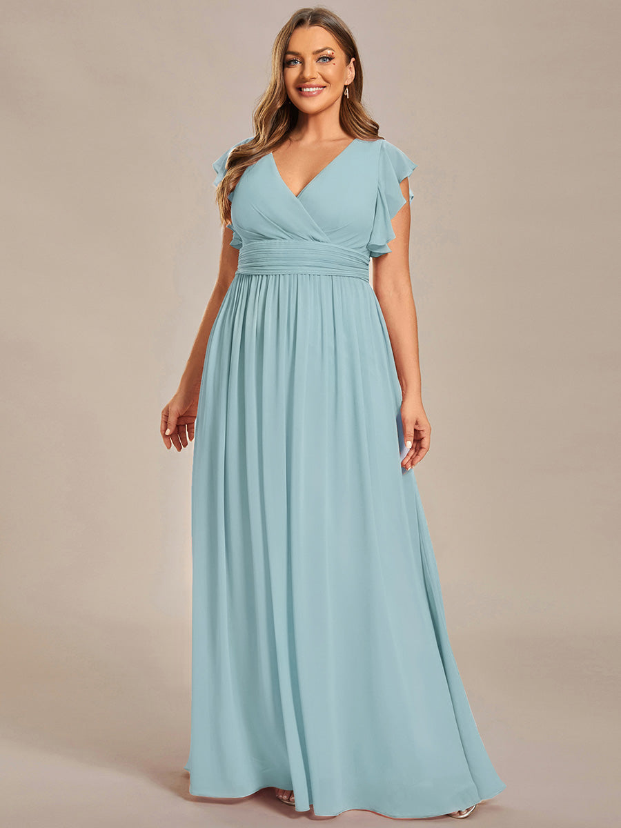 LILYANA™ | Vestido de Dama de Honor en Gasa Elegante