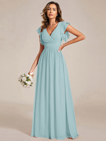 LILYANA™ | Vestido de Dama de Honor en Gasa Elegante