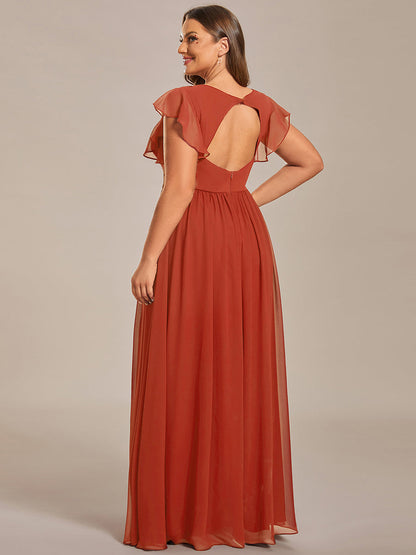 LILYANA™ | Vestido de Dama de Honor en Gasa Elegante