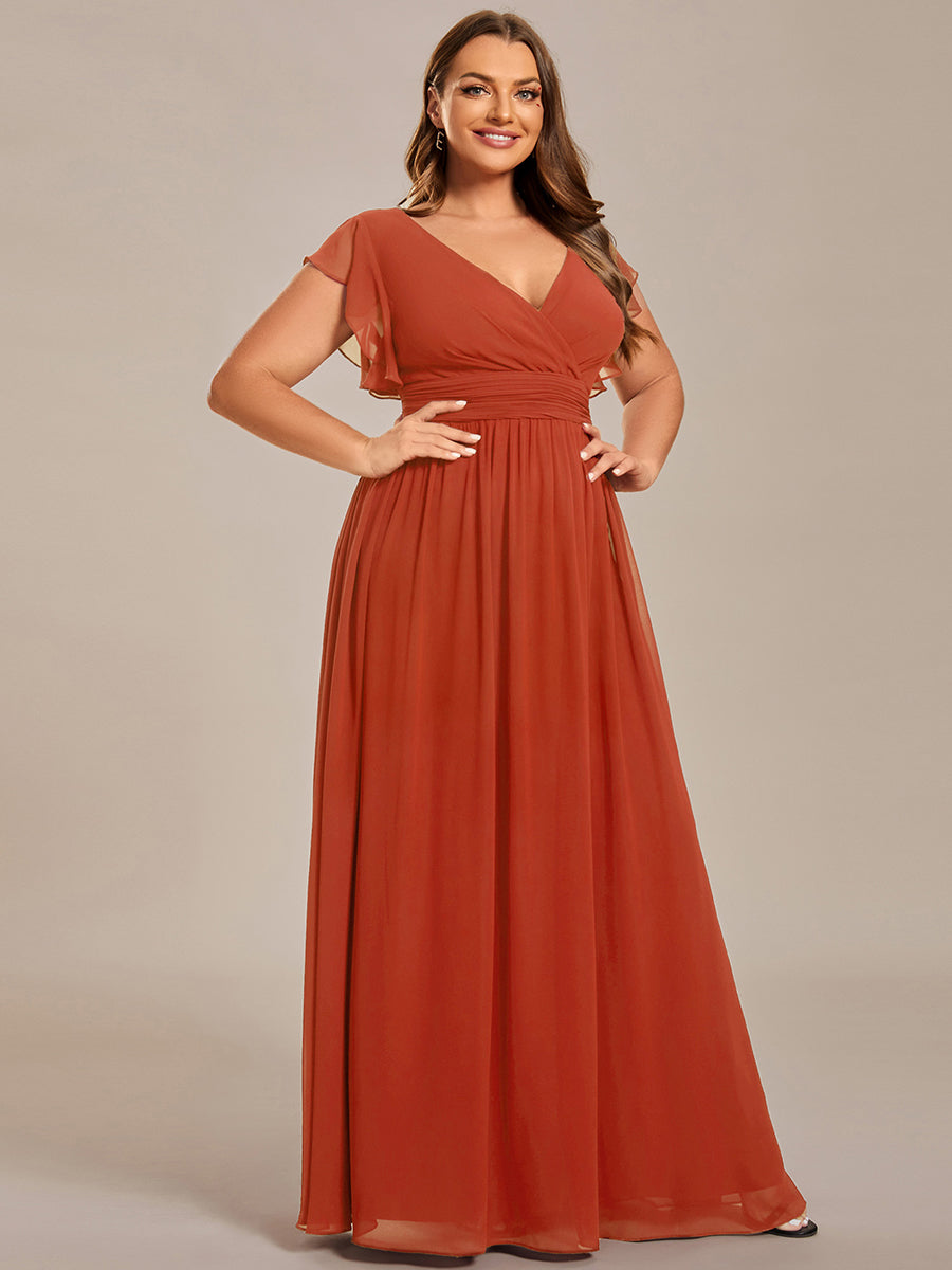 LILYANA™ | Vestido de Dama de Honor en Gasa Elegante