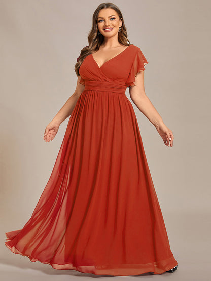 LILYANA™ | Vestido de Dama de Honor en Gasa Elegante