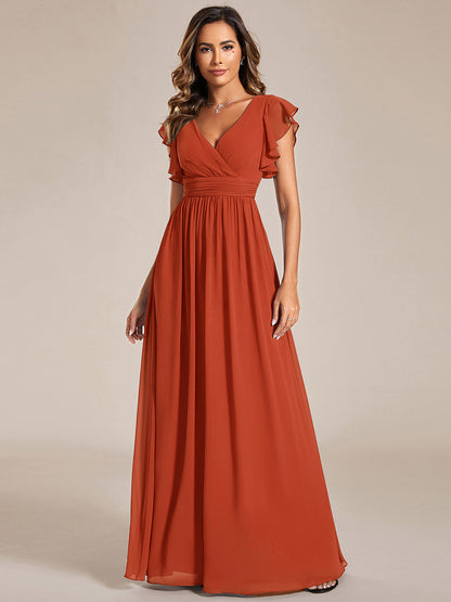 LILYANA™ | Vestido de Dama de Honor en Gasa Elegante