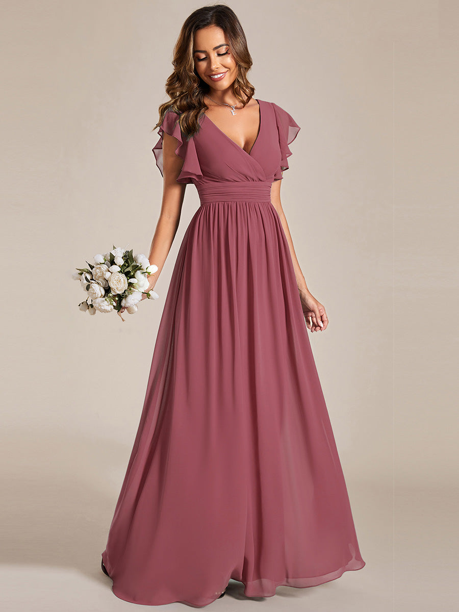 LILYANA™ | Vestido de Dama de Honor en Gasa Elegante