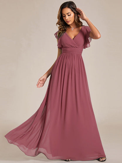 LILYANA™ | Vestido de Dama de Honor en Gasa Elegante