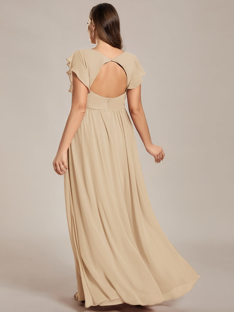 LILYANA™ | Vestido de Dama de Honor en Gasa Elegante