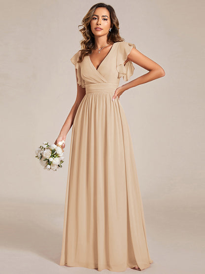 LILYANA™ | Vestido de Dama de Honor en Gasa Elegante