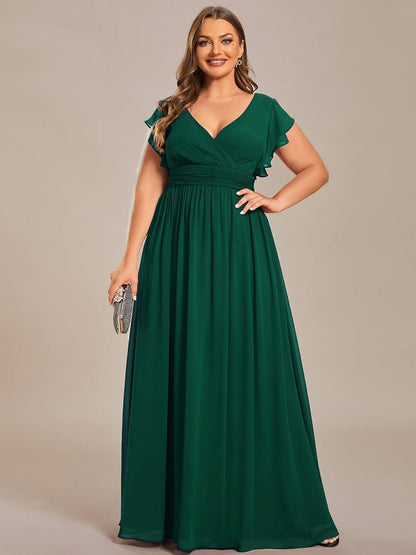 LILYANA™ | Vestido de Dama de Honor en Gasa Elegante