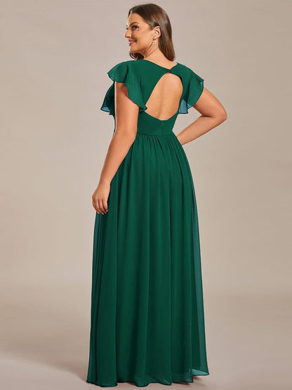 LILYANA™ | Vestido de Dama de Honor en Gasa Elegante
