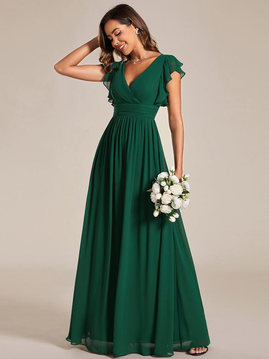 LILYANA™ | Vestido de Dama de Honor en Gasa Elegante