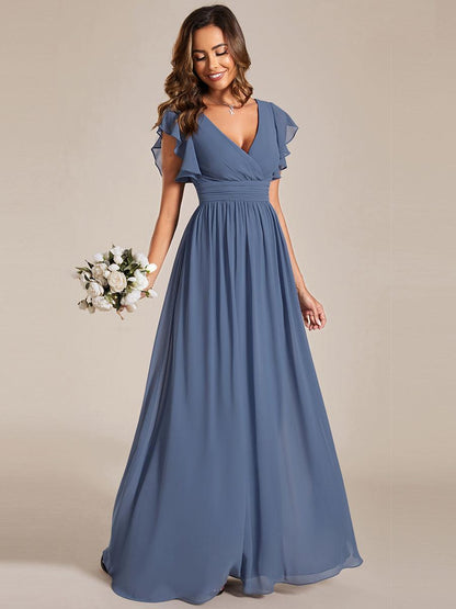LILYANA™ | Vestido de Dama de Honor en Gasa Elegante