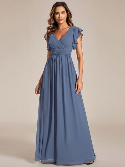 LILYANA™ | Vestido de Dama de Honor en Gasa Elegante