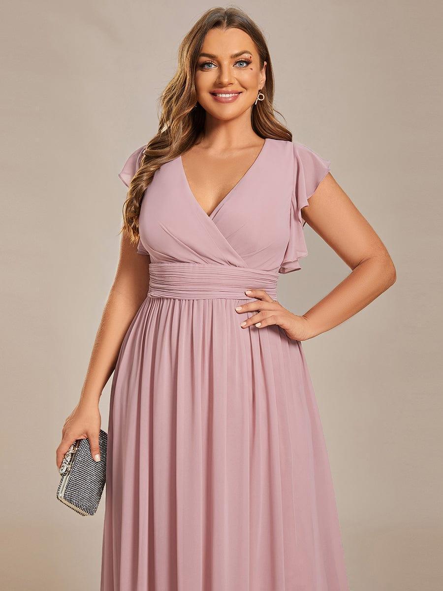 LILYANA™ | Vestido de Dama de Honor en Gasa Elegante