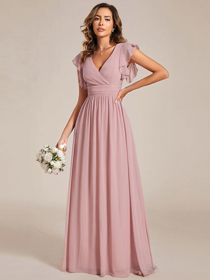 LILYANA™ | Vestido de Dama de Honor en Gasa Elegante